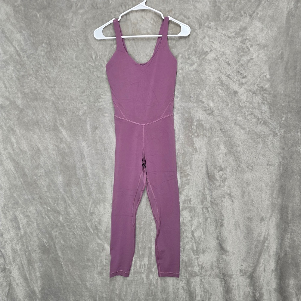 lululemon athletica Mauve/Purple One-Piece Jumpsuit Romper